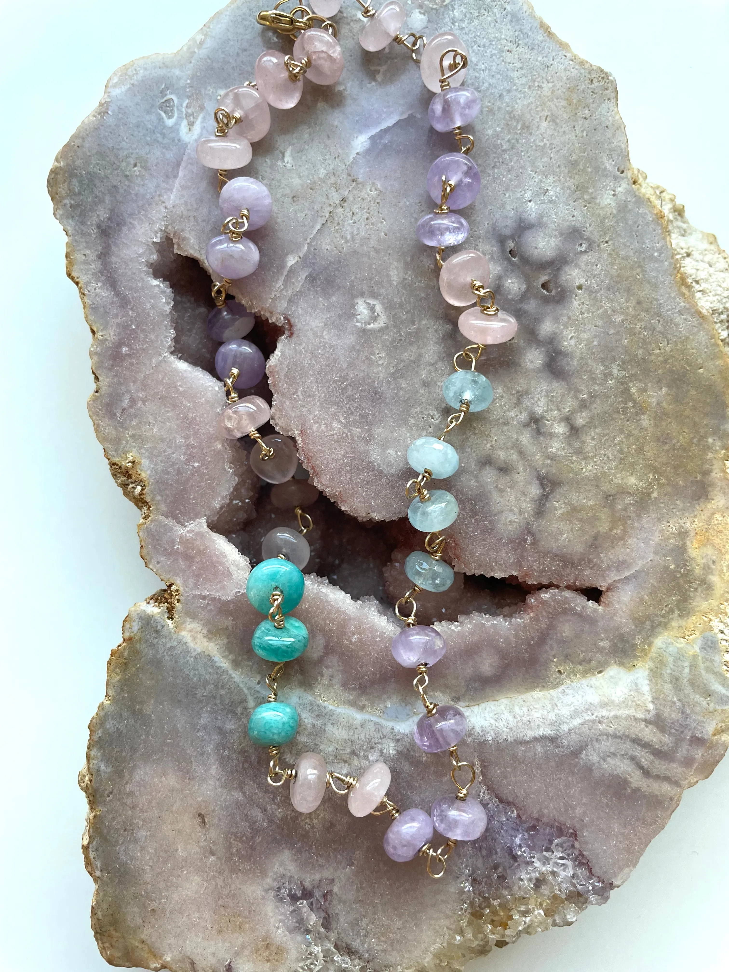 Gemstone Candy Necklace