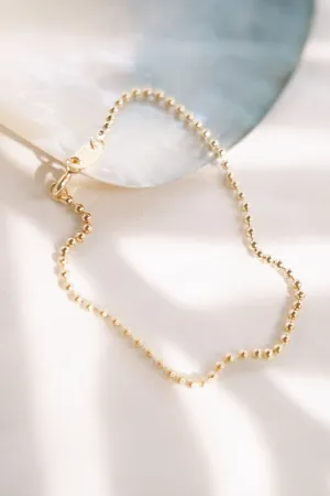 Gold Ball Chain Bracelet - Kaila