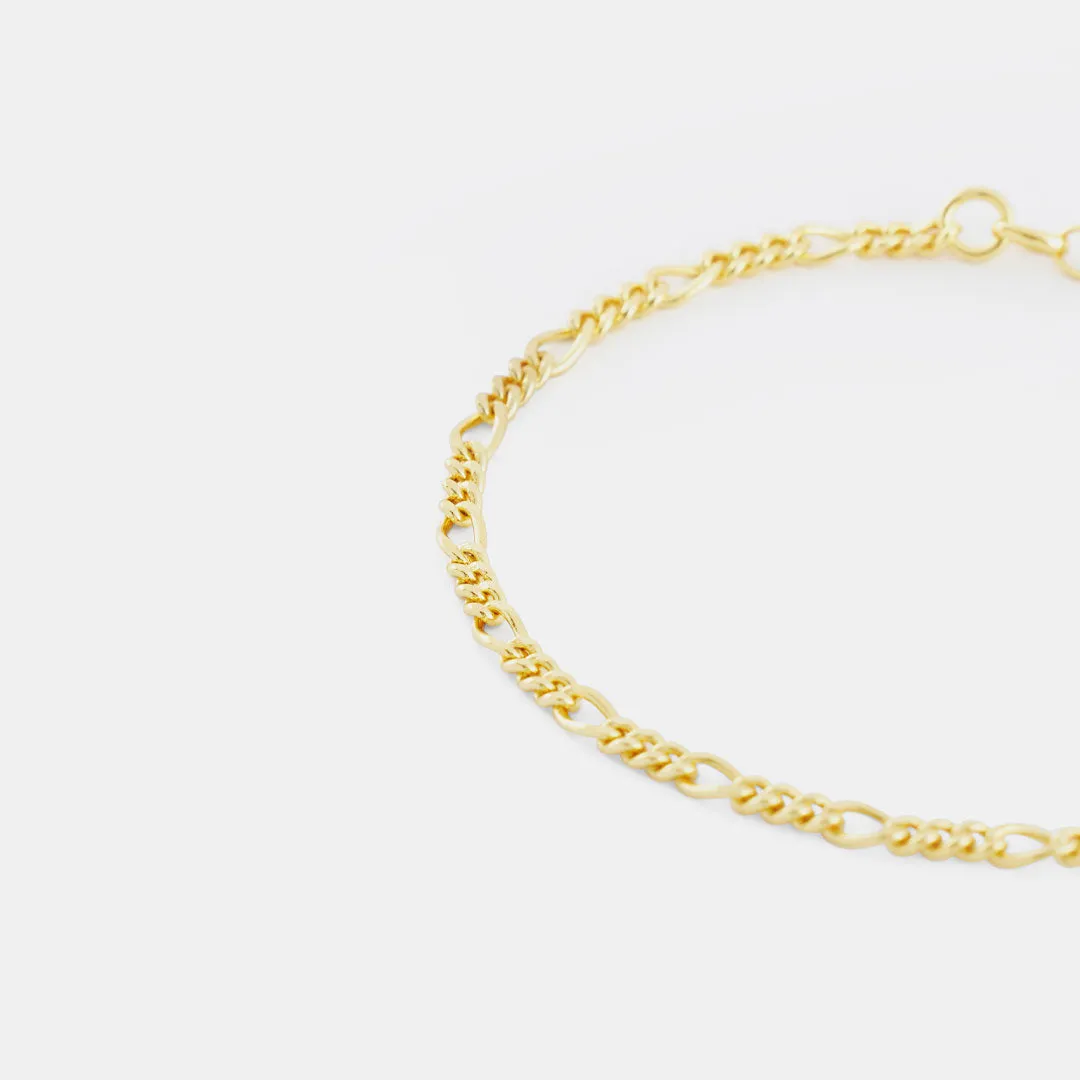 Gold Figaro Bracelet