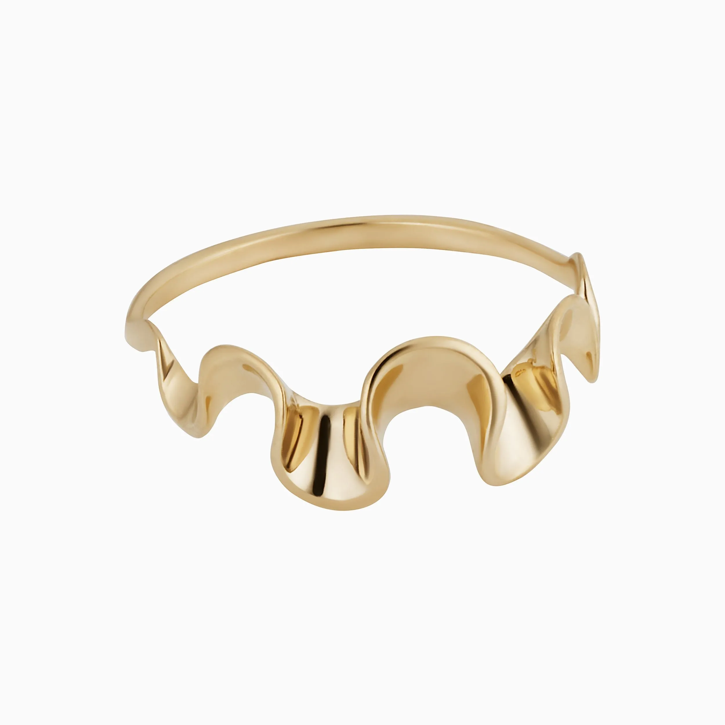 Gold Ribbon Ring