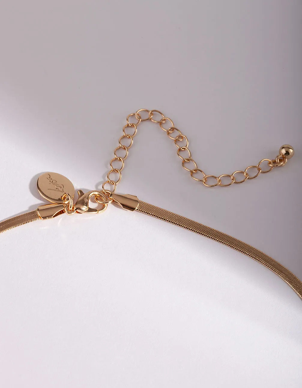 Gold Snake Chain Classic Necklace