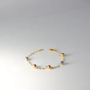 Gold Snow Ball Chain Bracelet Model-AB0187