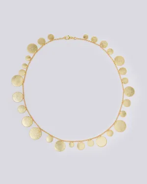 Golden Coin Necklace-Choker