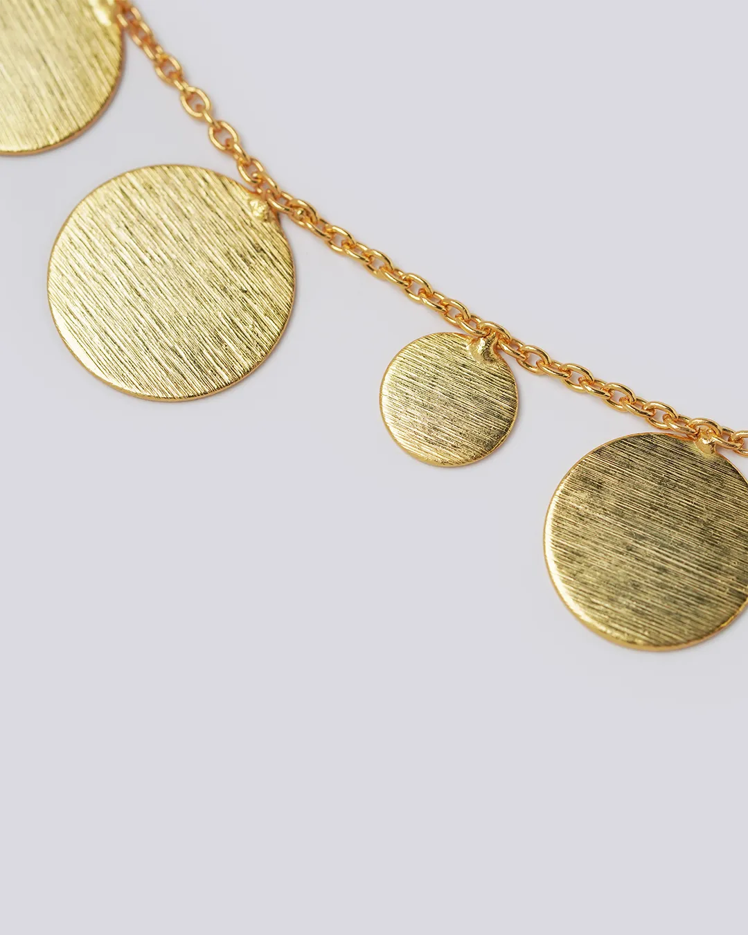 Golden Coin Necklace-Choker