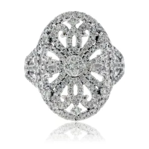 Intricate Bold Diamond Ring