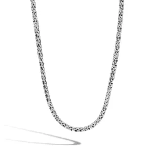 John Hardy Classic Chain Slim Oval Necklace in 16"