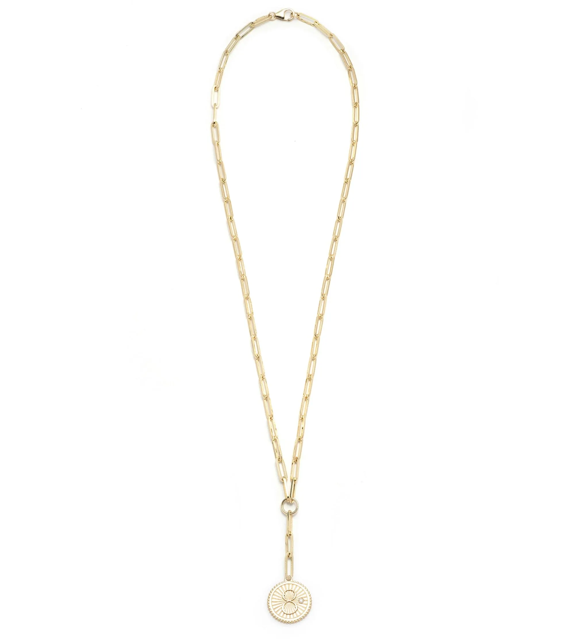 Karma : Classic Fob Clip Extension Chain Necklace