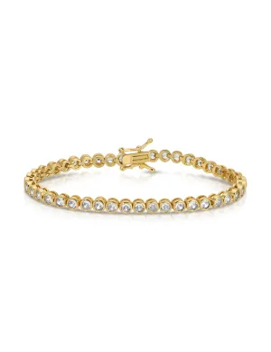 Kate Tennis Bracelet, Gold