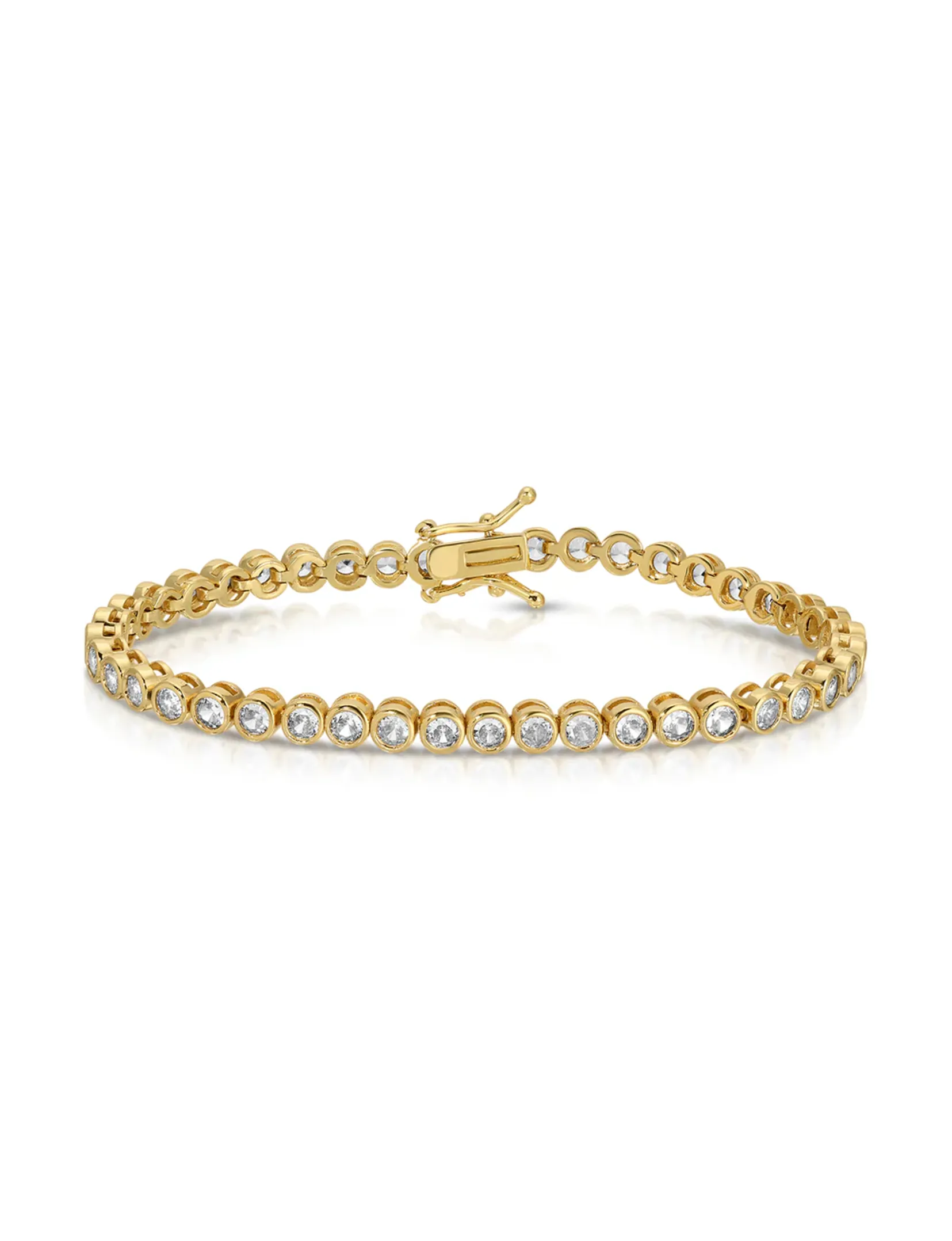 Kate Tennis Bracelet, Gold