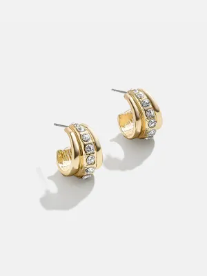 Kendall Earrings - Gold/Pavé