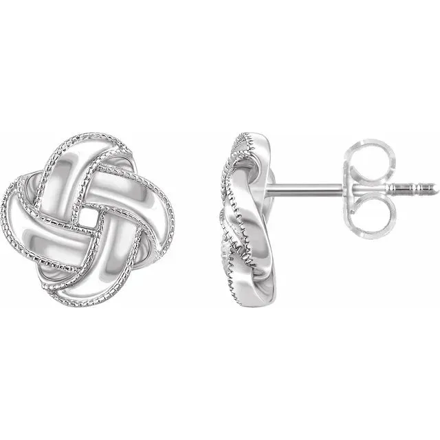 Lavish Knot Earrings