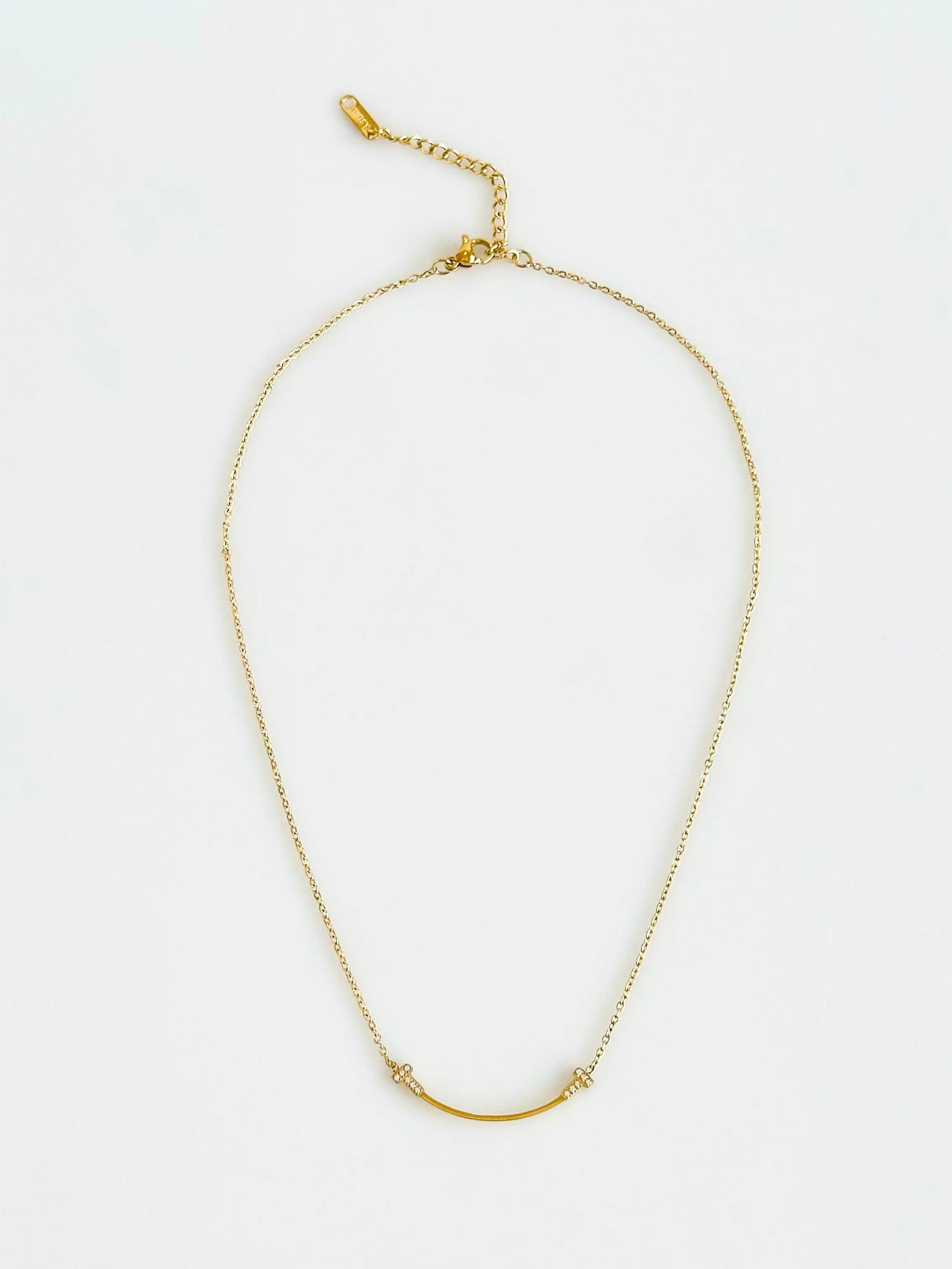 Minimalist Arc Necklace