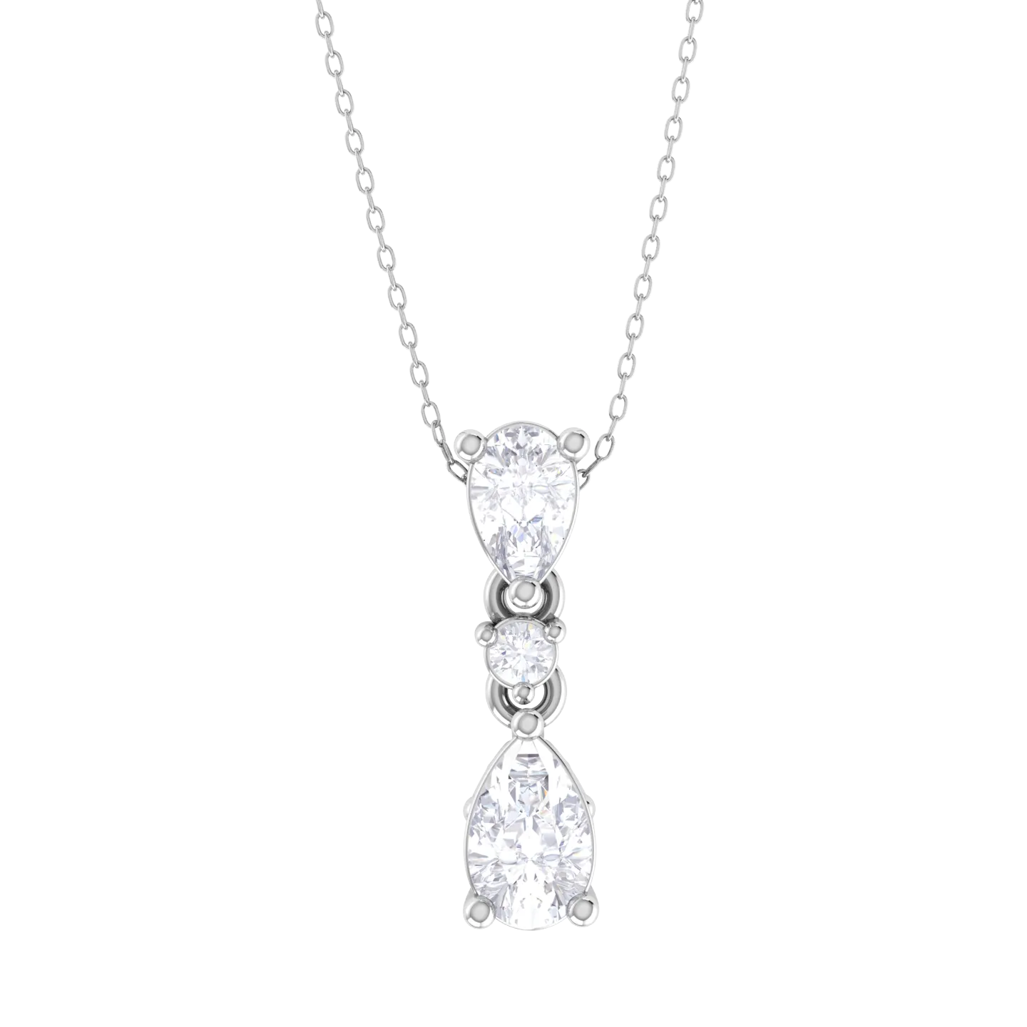 Mix-Shape Lab Grown Diamond Fashion Pendant