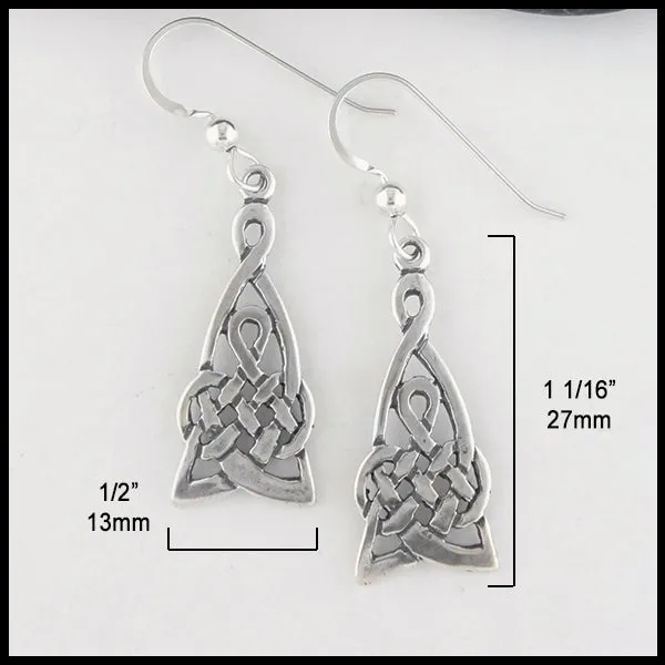 Mother's Knot Drop Earrings