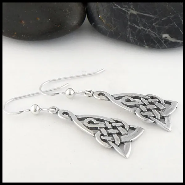 Mother's Knot Drop Earrings