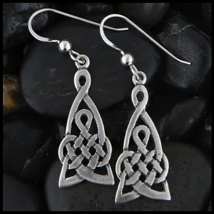 Mother's Knot Drop Earrings