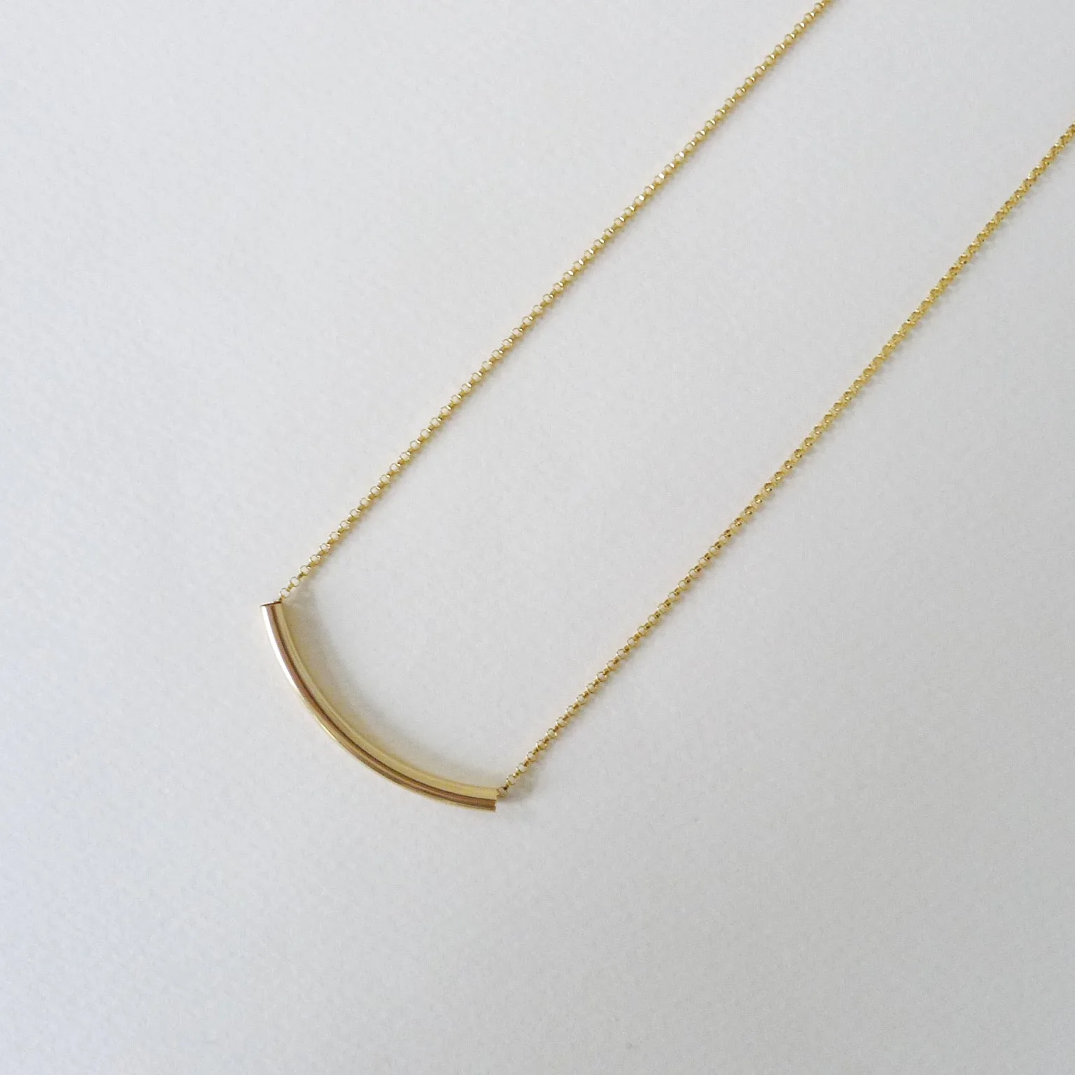 Nate Necklace  / Bar Necklace | 14k Gold-filled