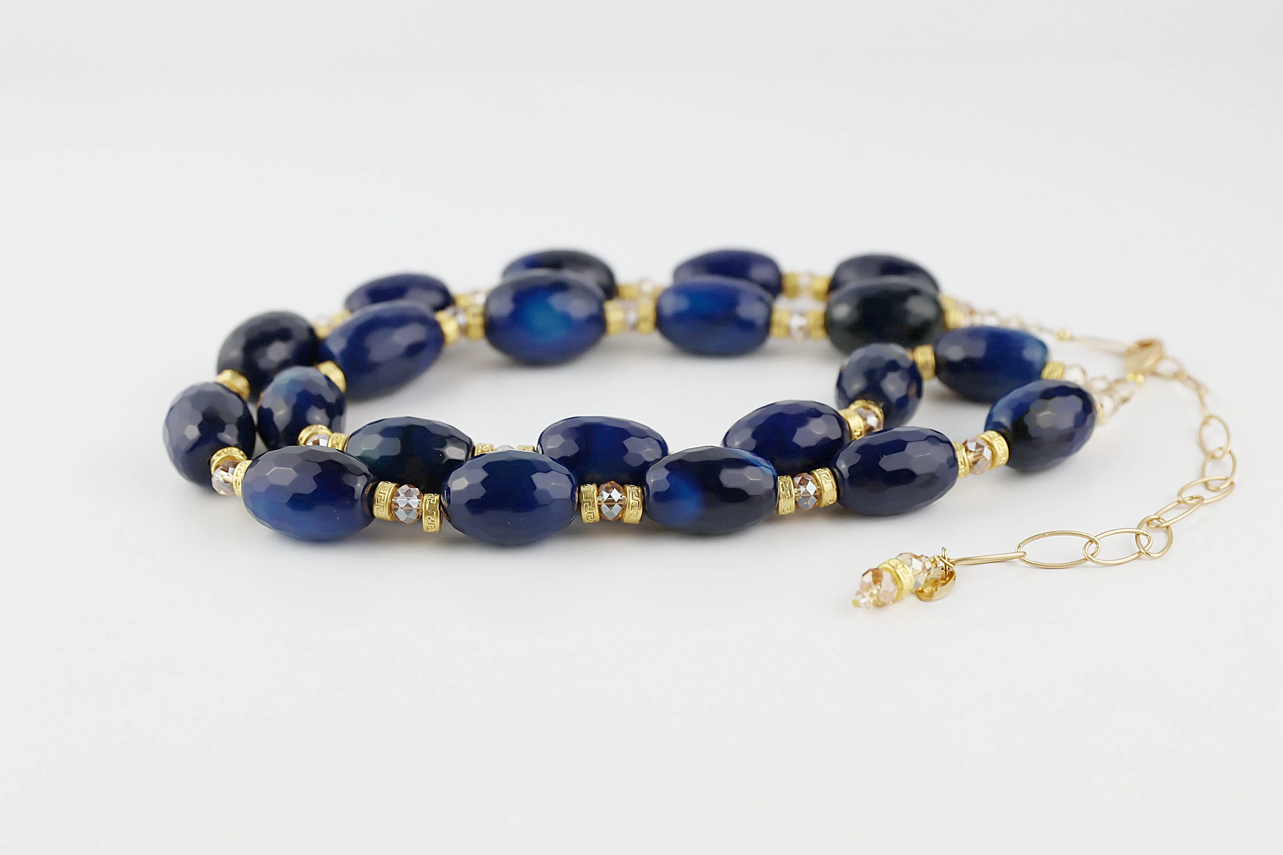 Navy Elegance Necklace