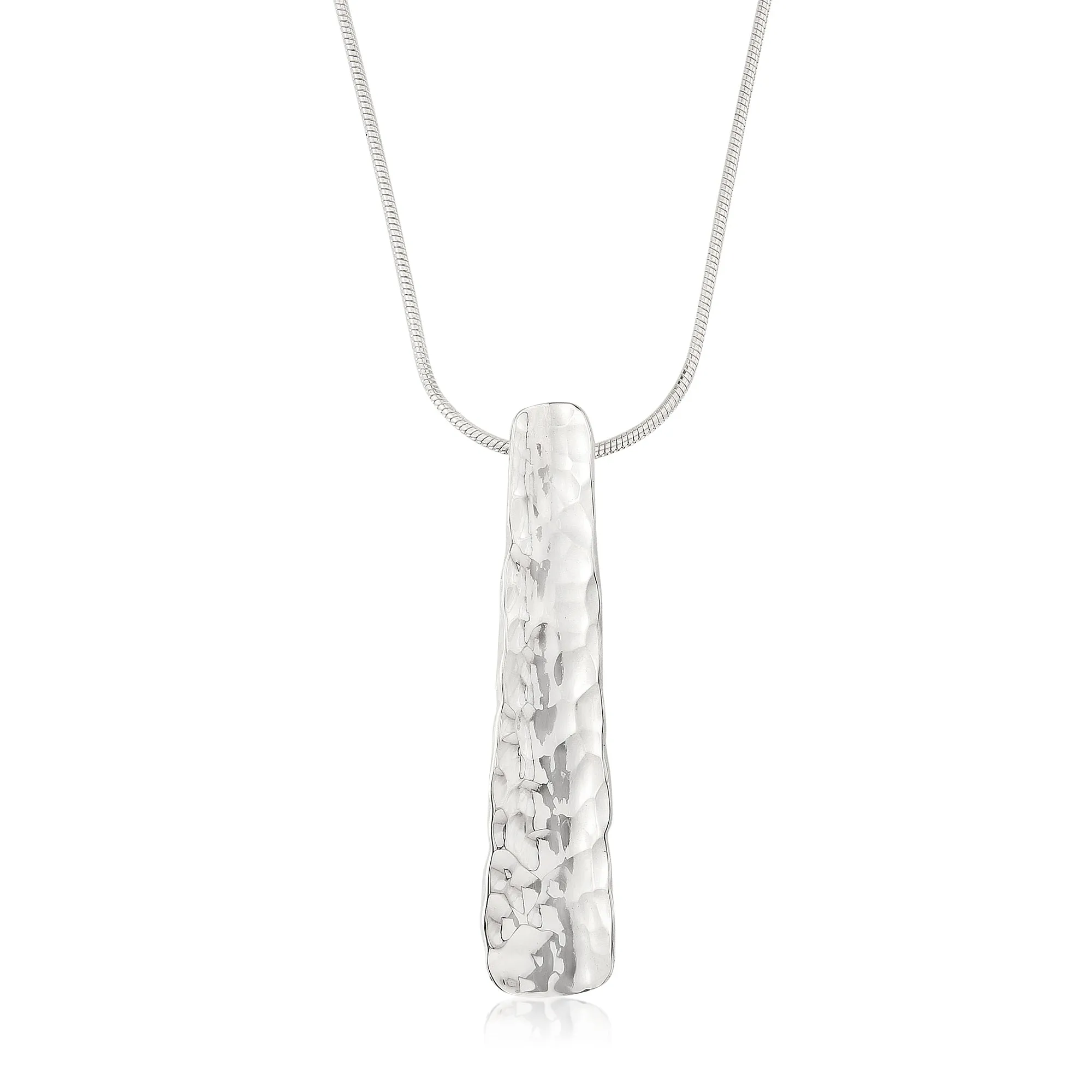 Nicole Ingot Silver Pendant Necklace