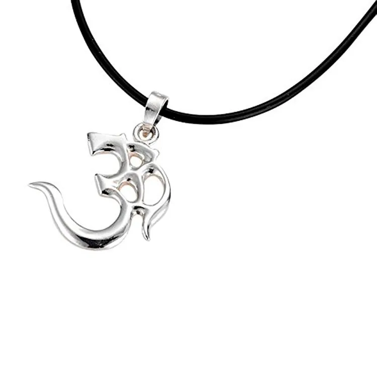 Silver Aum Om Pendant For Me and Women