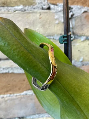 Squiggle Bangle Bracelet