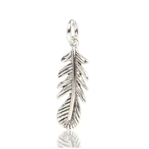 Sterling Silver Little Feather Pendant