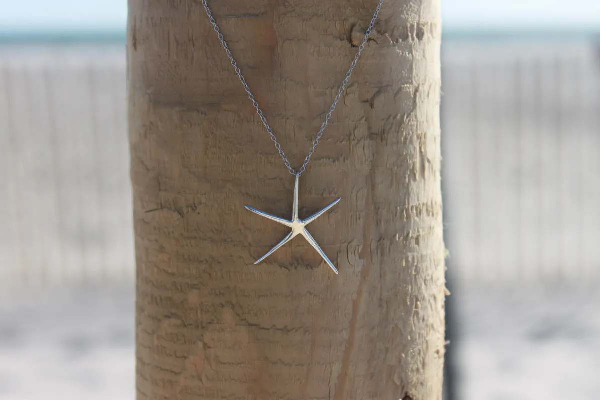 Sterling Silver Starfish Pendant