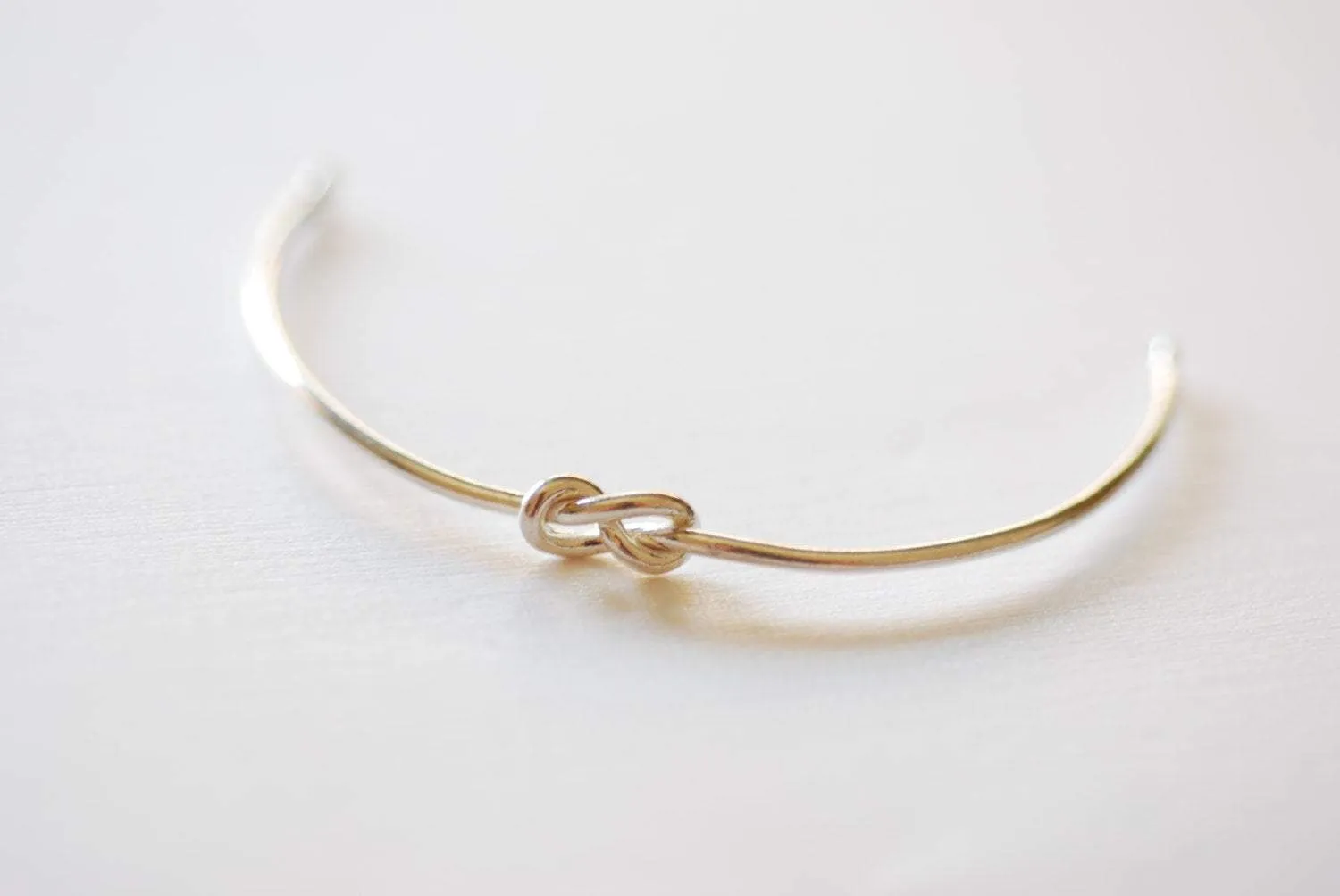 Sterling Silver Wholesale Love Knot Bracelet- Silver Knot Cuff Bracelet, Bridesmaid Jewelry, Adjustable Knot Bracelet, Bow Bracelet, Sailors knot, 263