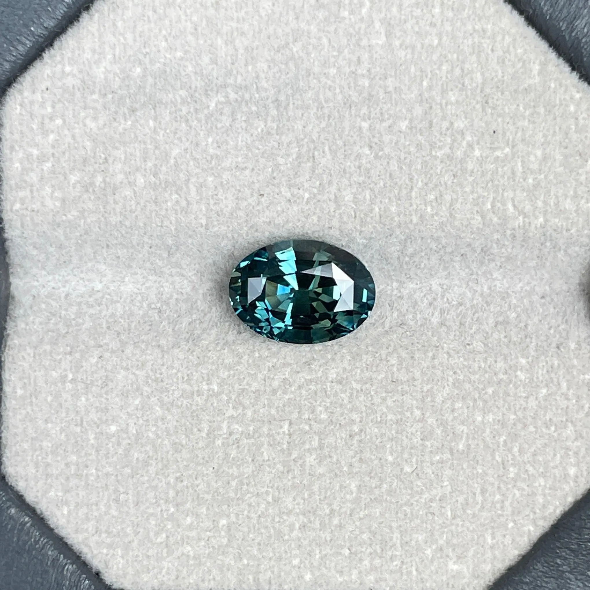 Teal Sapphire Ring Making Gemstone, Loose Teal Sapphire, cobalt milkweed teal sapphire Blue green teal sapphire 3.32 crt