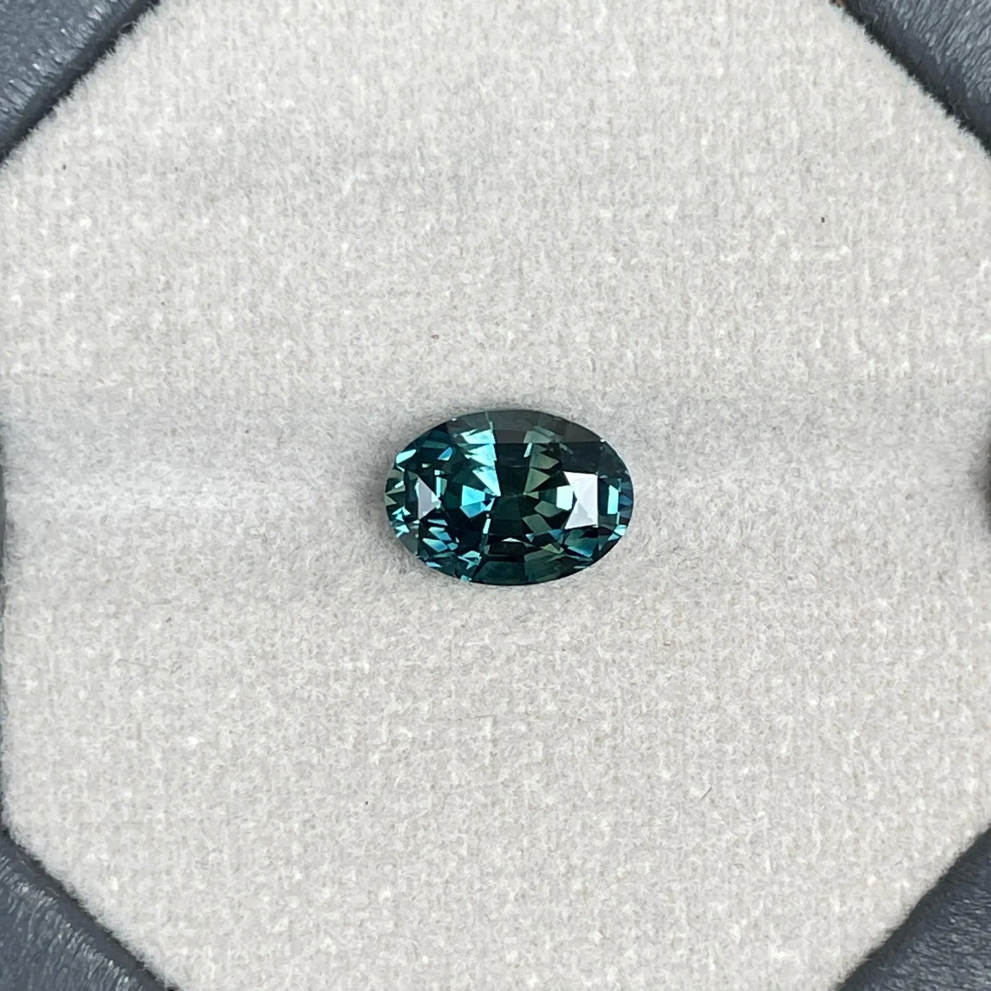 Teal Sapphire Ring Making Gemstone, Loose Teal Sapphire, cobalt milkweed teal sapphire Blue green teal sapphire 3.32 crt