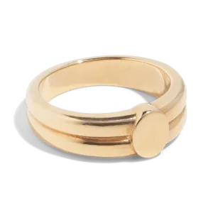 THE HARLOW RING - Solid 14k yellow gold