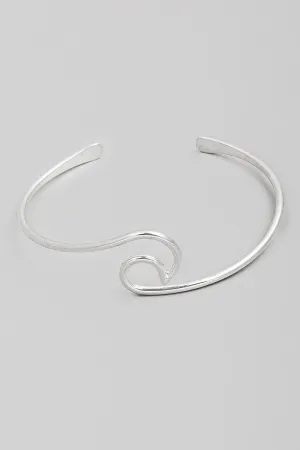 The Perfect Wave Bangle Bracelet (Gold/Silver)