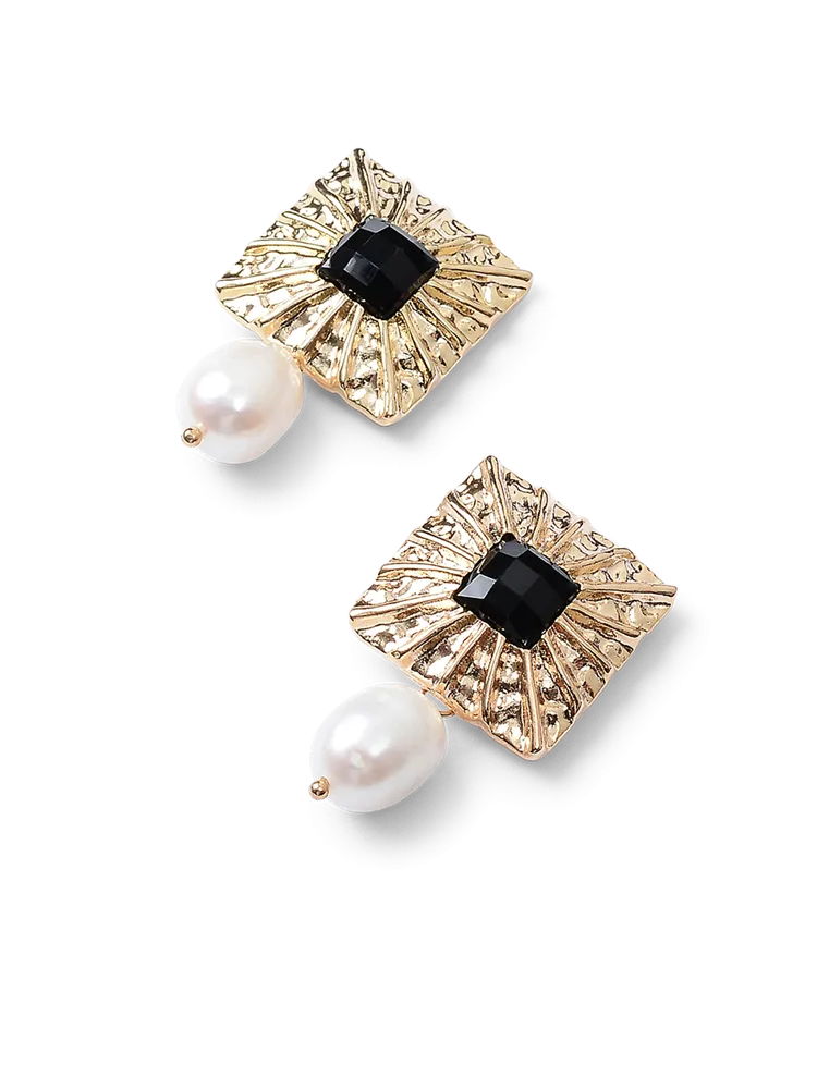 Veda Pearl Baroque Earrings