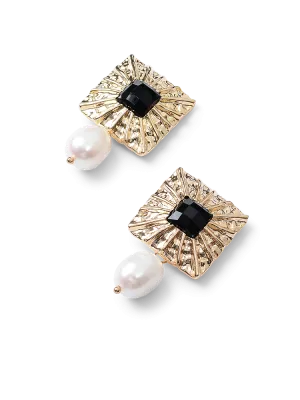 Veda Pearl Baroque Earrings