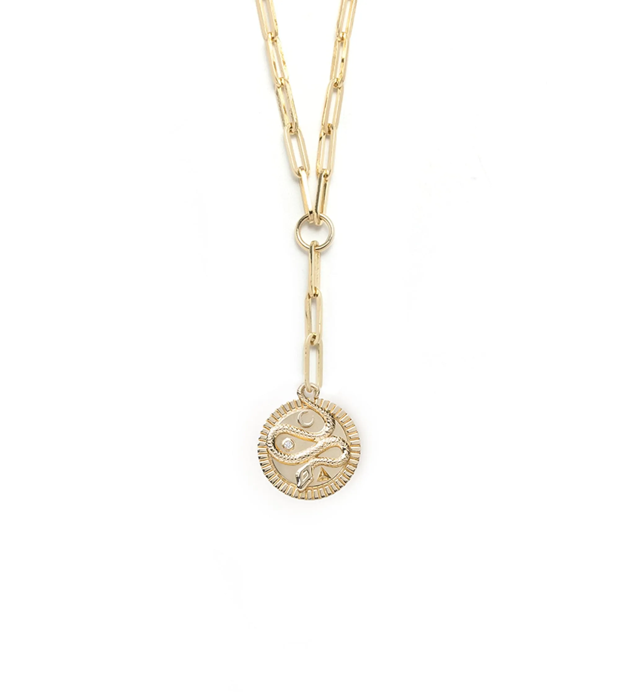 Wholeness : Classic Fob Clip Extension Chain Necklace